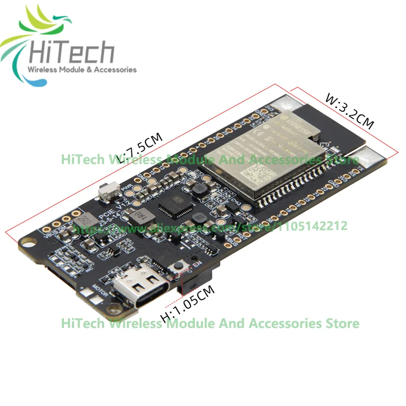 T-PCIE ESP32 4G CAT1 CAT4 GPS SIM7070G SIM868 SIM7080G SIM7020G A7608E A7608SA A7670E A7670G 개발 보드 PMU 2G 3G NB-IOT