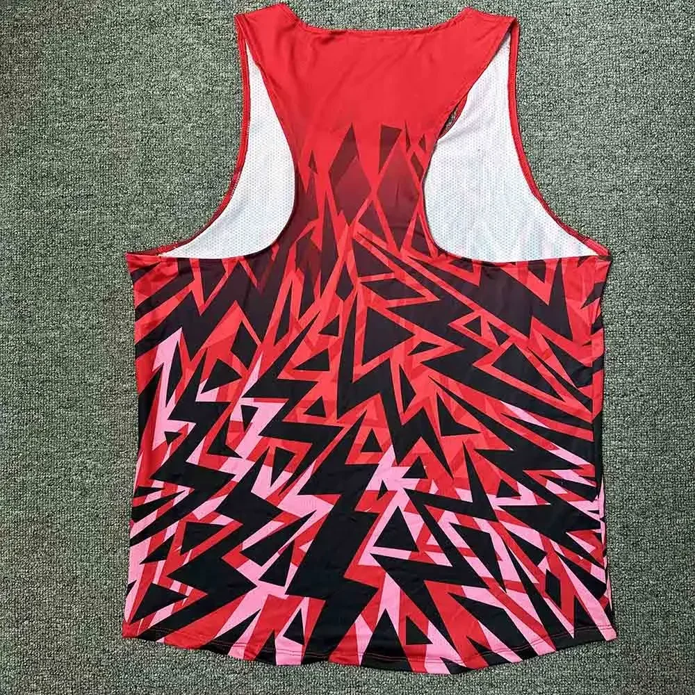 Brand Run Athletics Tank Top Runnning Speed Singlet Fitness Shirt Mens Clothing Guys Sleeveless Vest Athlete Track Field Singlet 3