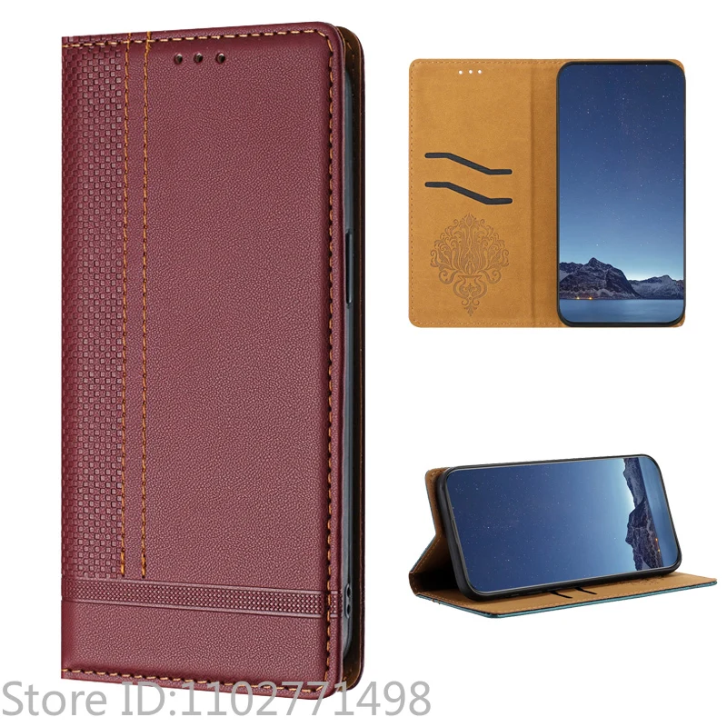 Luxury Wallet Flip Cover Phone Case - Magnetic Shockproof Leather