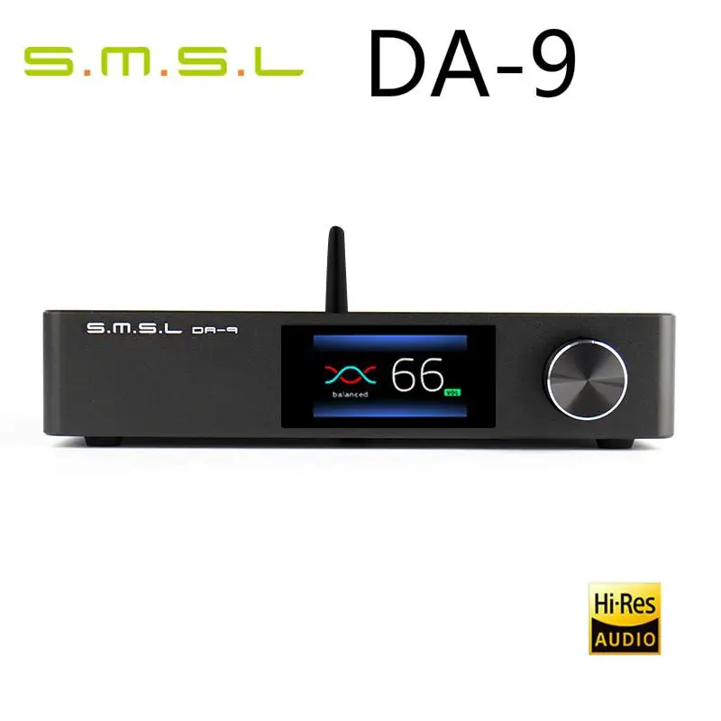 

SMSL DA-9 высококачественный усилитель мощности Bluetooth 5,0 Amp APT- X с поддержкой DA9 и пультом дистанционного управления Hifi AMP