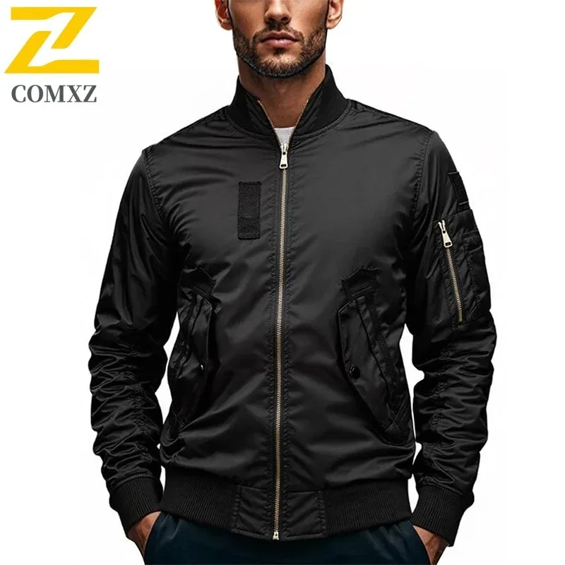 Early Autumn Men's Outdoor Sports Jacket Korean Style Loose Fit  Coat Windproof Waterproof Daily Casual  Top for Hiking New 2025