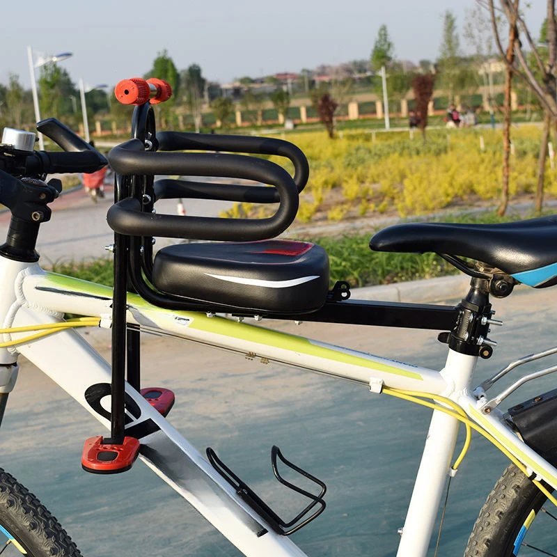 

Front Mounted Child Safety Seat Children Bicycle MTB Baby Seat Kids Saddle with Foot Pedals Rest for Road Bike Accessories