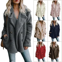 Jocoo Jolee Women Faux Fur Coat Warm Autumn Winter Teddy Female Casual Coat Oversized Soft Fluffy Fleece Jackets Overcoat 1