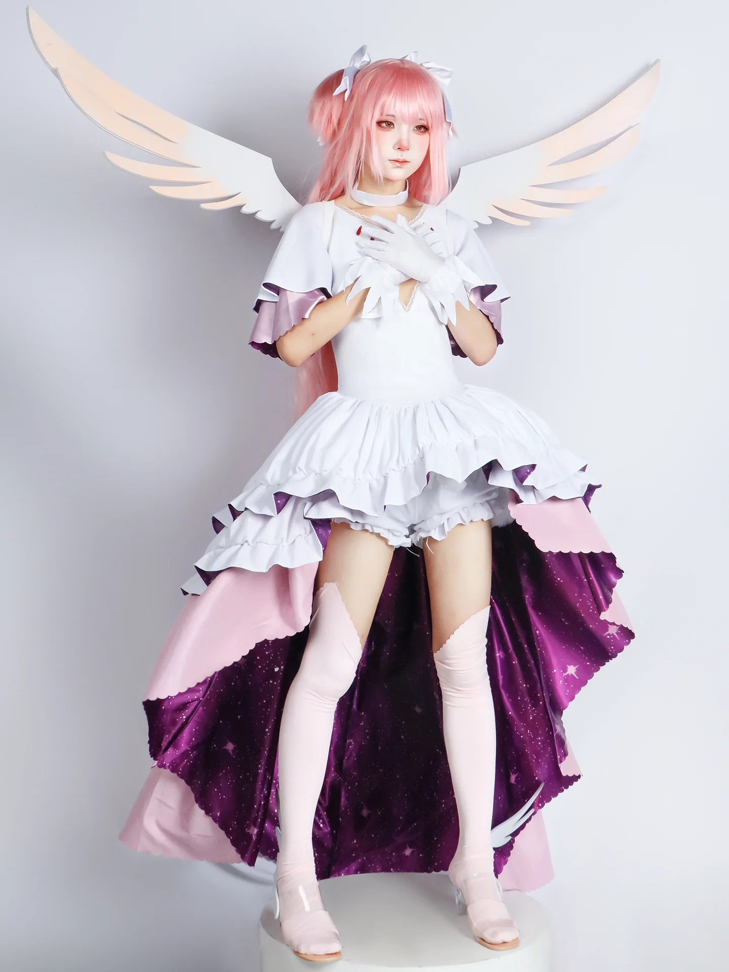 Puella Magi Madoka Magica-Inspired Madoka Kaname School Uniform Cosplay Costume for Women