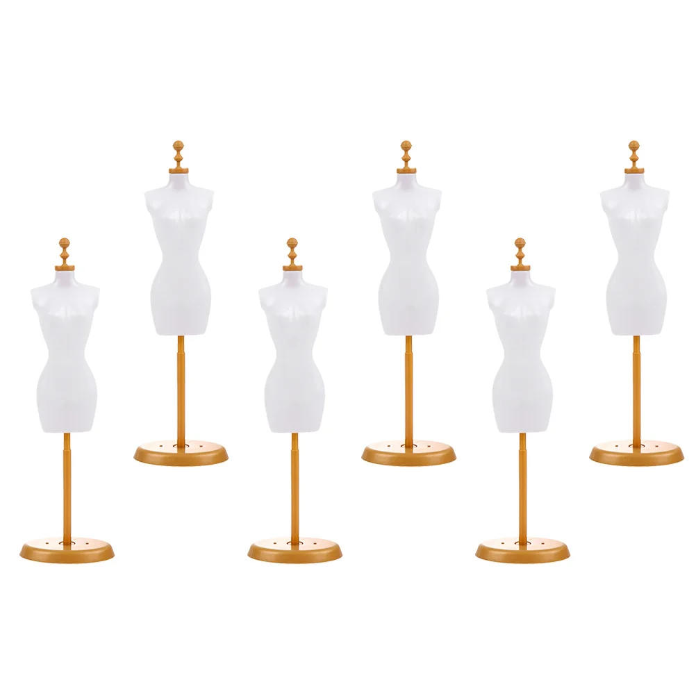 

Doll Mannequin Dress Form Mini Stand Display Clothes Dollhouse Torso Miniature Forms Sewing Model Decor Landscape Accessories