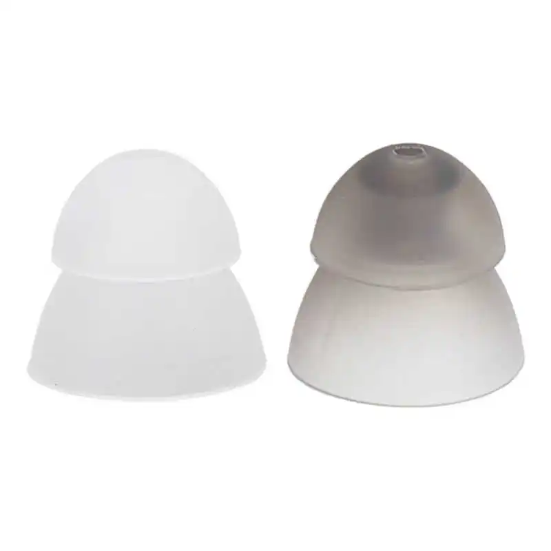 10pcs Hearing Aid Domes Double Bass Domes Earplug Silicone Anti Static Eartips Replacement Hearing Aid Accessory 2