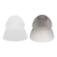 10pcs Hearing Aid Domes Double Bass Domes Earplug Silicone Anti Static Eartips Replacement Hearing Aid Accessory 2