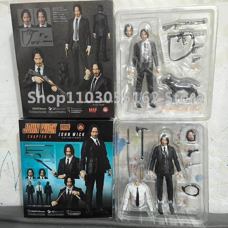 Mafex 085 JOHN WICK Chapter 2 with Dog Figure Chapter 4Mafex