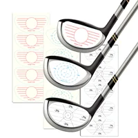 Golf Impact Tape Labels 125Pcs Golf Club Impact Stickers for Woods Analysis Golf Training Aids for Swing Practice 1