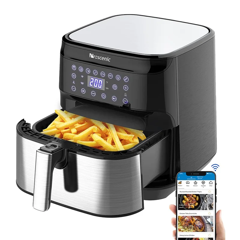 Friggitrice Elettrica Ad Asciugatura Calda Proscenic T21 Friggitrice Ad Aria Sana Con Controllo App, Grande Capacità 5,5 L/5,8 Qt