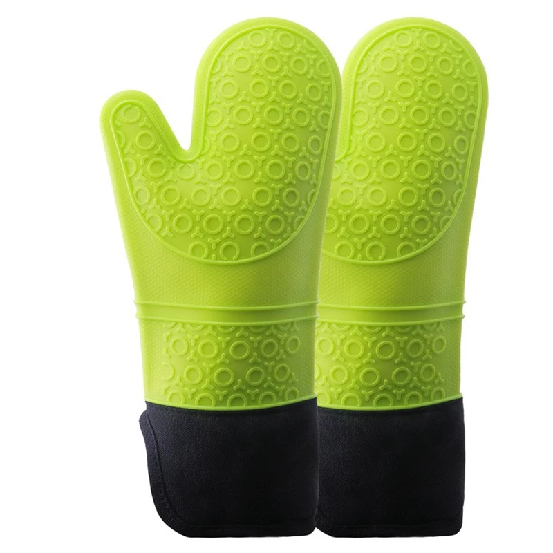 Silicone Oven Gloves 1PC Insulated Heat-proof Oven Mitts Microwave Baking Tools