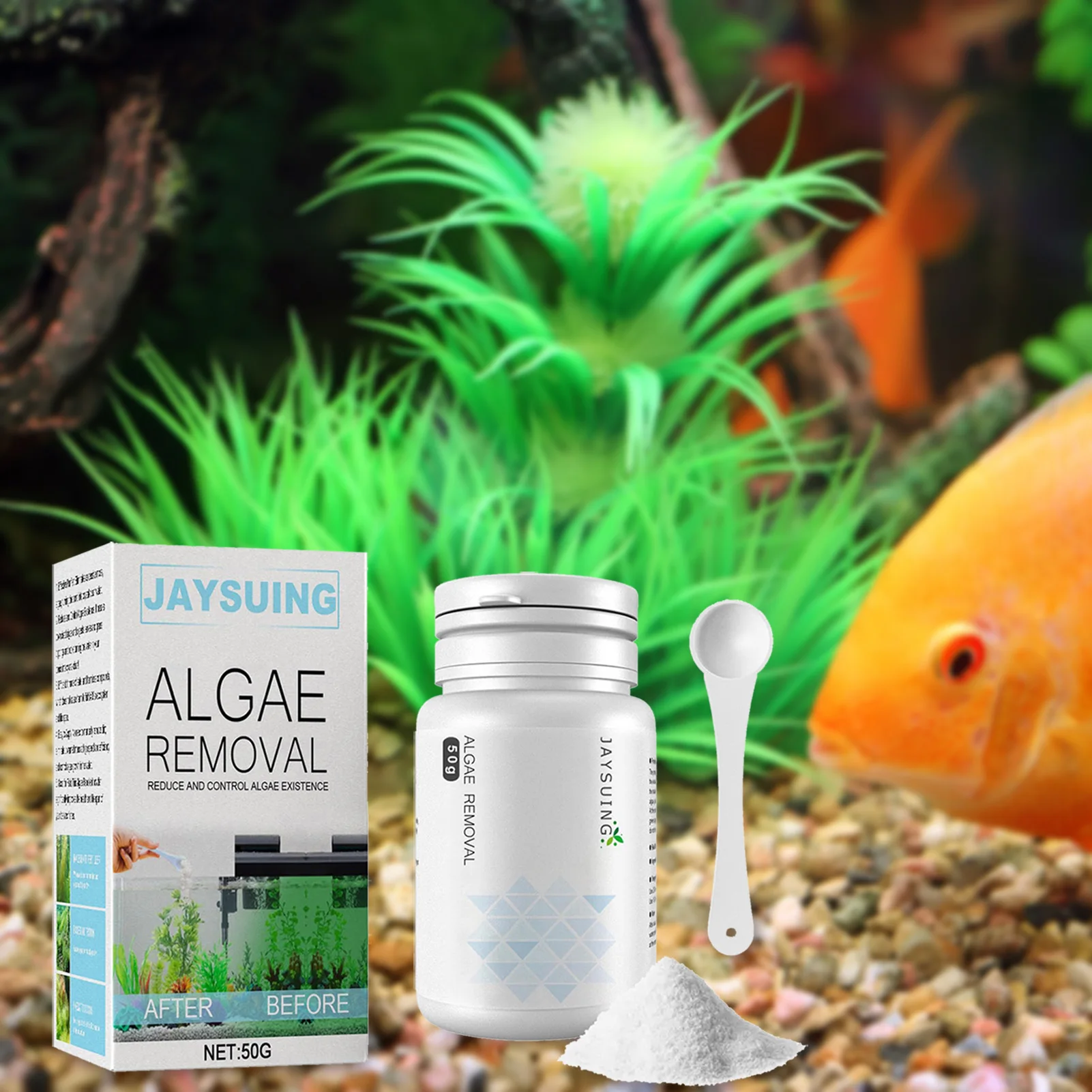 50g Aquarium Algaecide Water Algae Control Fish Tank Effective Moss