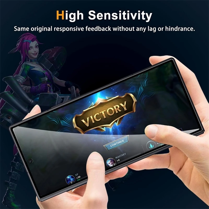 Premium 9H Privacy Tempered Glass Anti-Spy Screen Protector