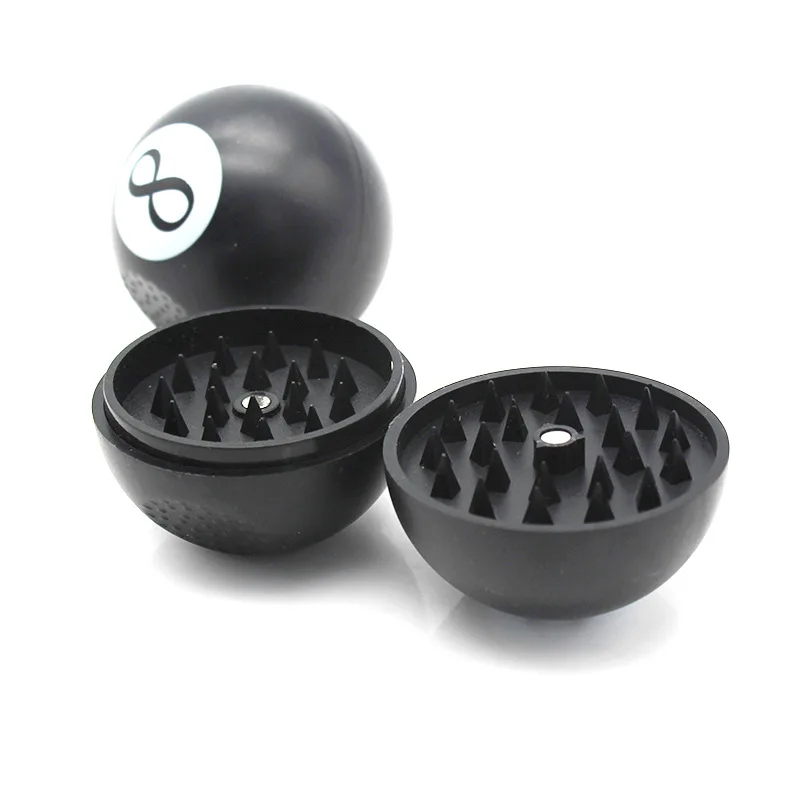 60mm 3 Layers Ball Shape Herb Tobacco Grinder Crusher Cigarette Grinder Crusher Plastic Leaf Herbal Tobacco Hand Muller