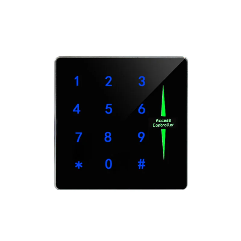 

Rfid 13.56Mhz IC Card 10000 User Capacity Wiegand 26 34 Metal Single Door Touch-Screen Keypad Access Controller