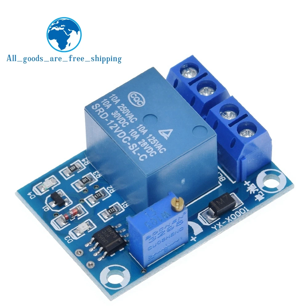 DC 12V Batterie-Unterspannungs- und Niederspannungs-Abschaltmodul mit Automatischer Wiederholschaltung, Ladekontroller und Schutzplatine – Detail 3