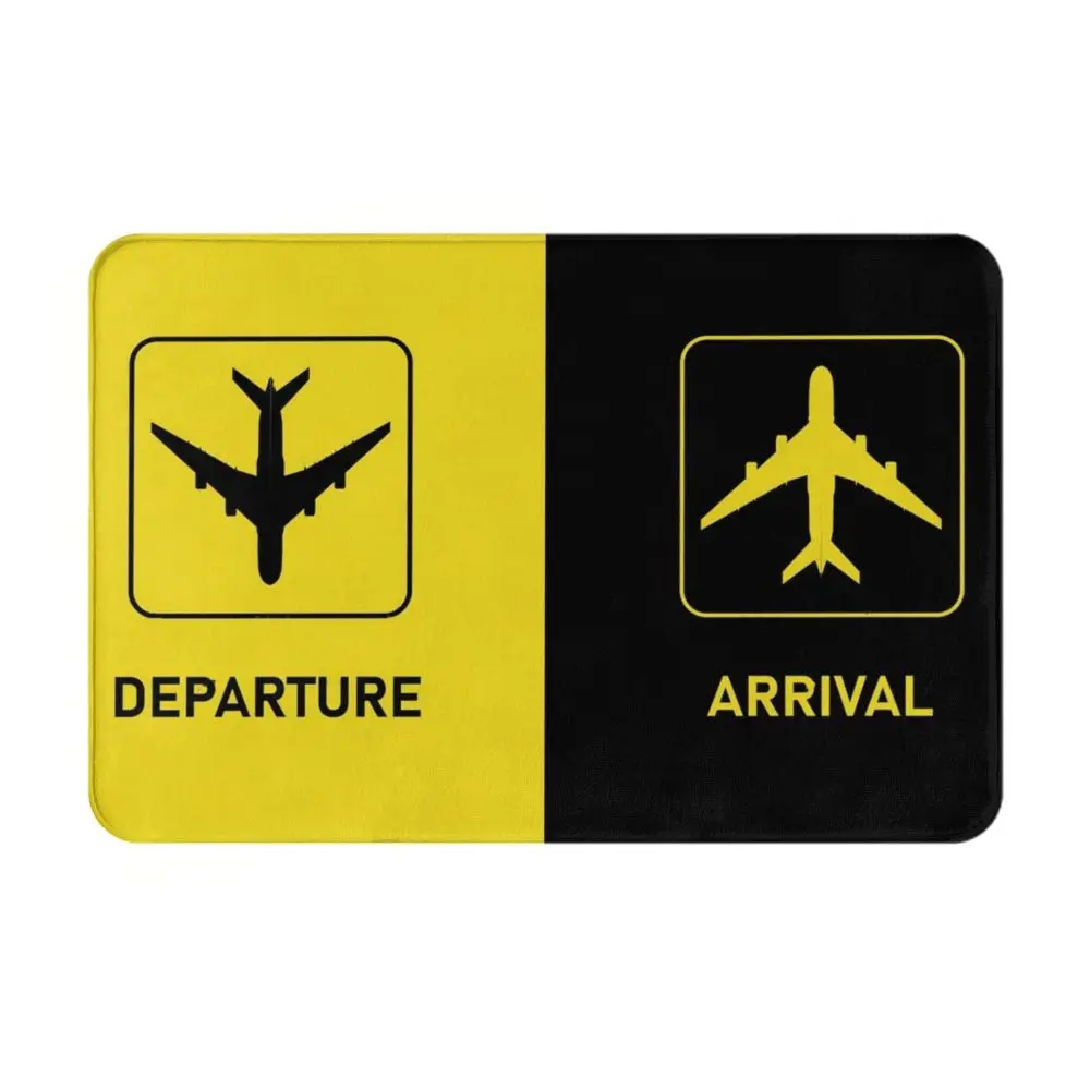 Description Picture 4 of itemAviation Arrival Departure & More Anti-slip Doormat Floor Mat Washable Carpet Rug for Entrance Home Bathroom Footpad Mats