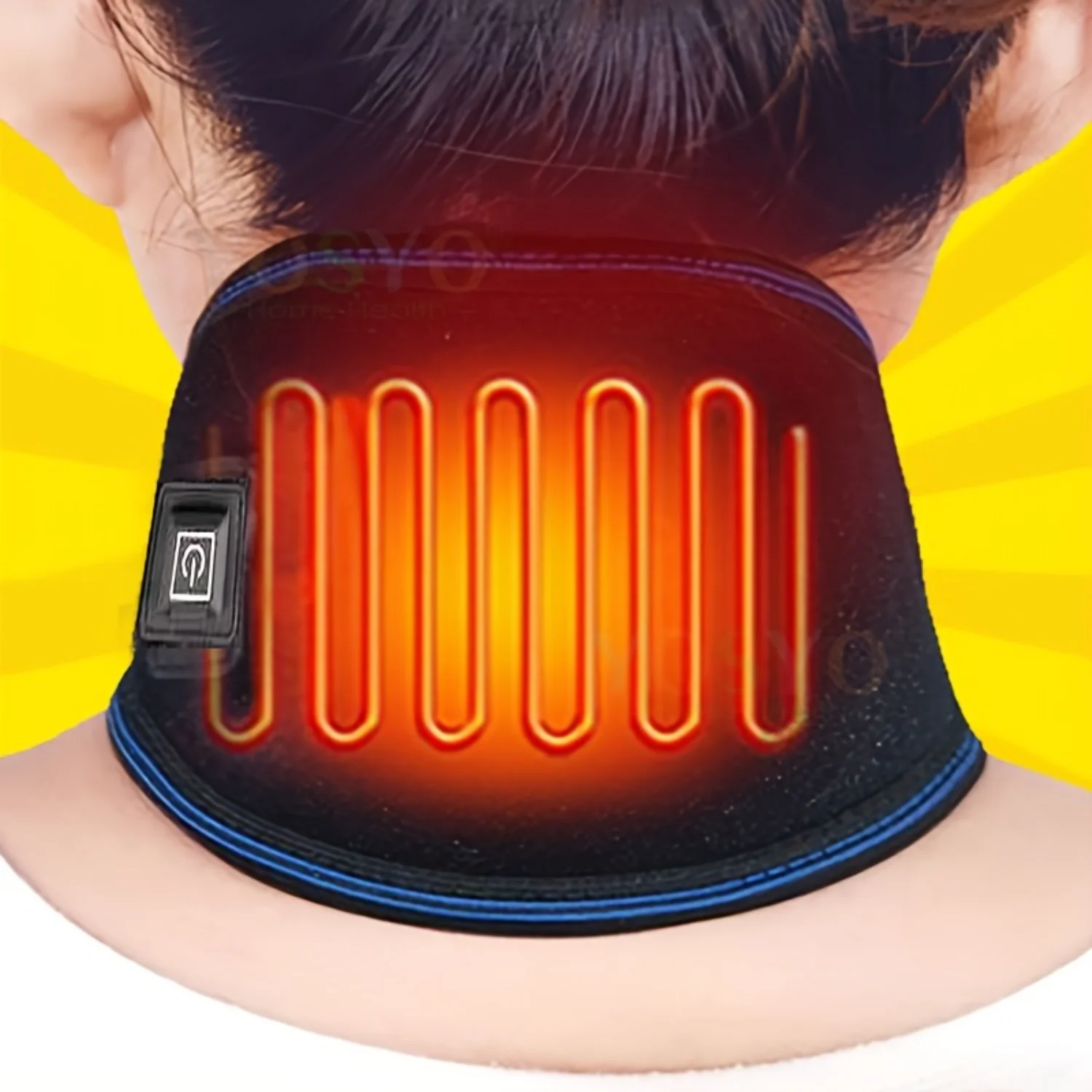 1pc USB Hot Compress Infrared Heating Belt, For Back Neck Wrist Head Foot Bare Ankles, For Sports Fitness Training, Use In Every