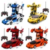 1/18 Rc Transformer Car 2 in 1 Transformation Robots Models Remote Control Car Racing Toy Fighting Toy Gift Boys Birthday Toy 6