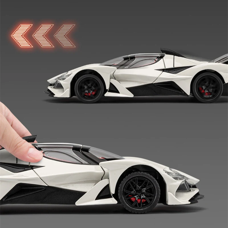 1:24 Apollo Project EVO Alloy Sports Car Model Diecast Metal