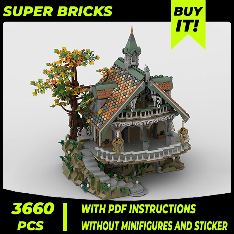 

Popular Ring King Movie Model Moc Building Bricks The Last House Technology Modular Blocks Gift Christmas Toys DIY Sets Assembly