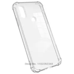 Cover per telefono in silicone trasparente e antiurto - Custodia posteriore morbida in TPU