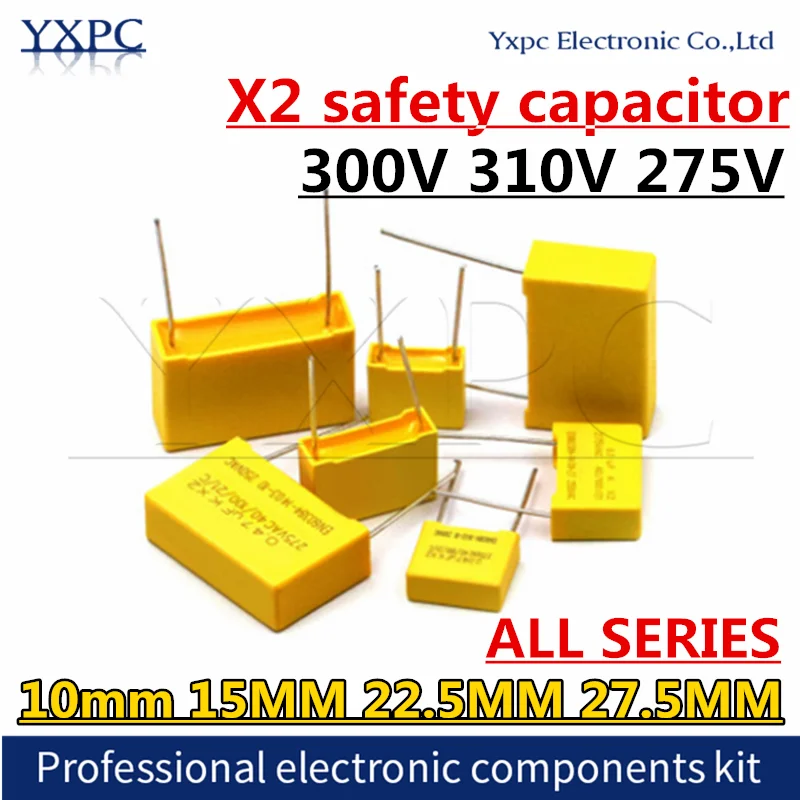X1 X2 300V 310V 275V Polypropylene film capacitor 1uF 1.2uF 1.5uF 2uF 2