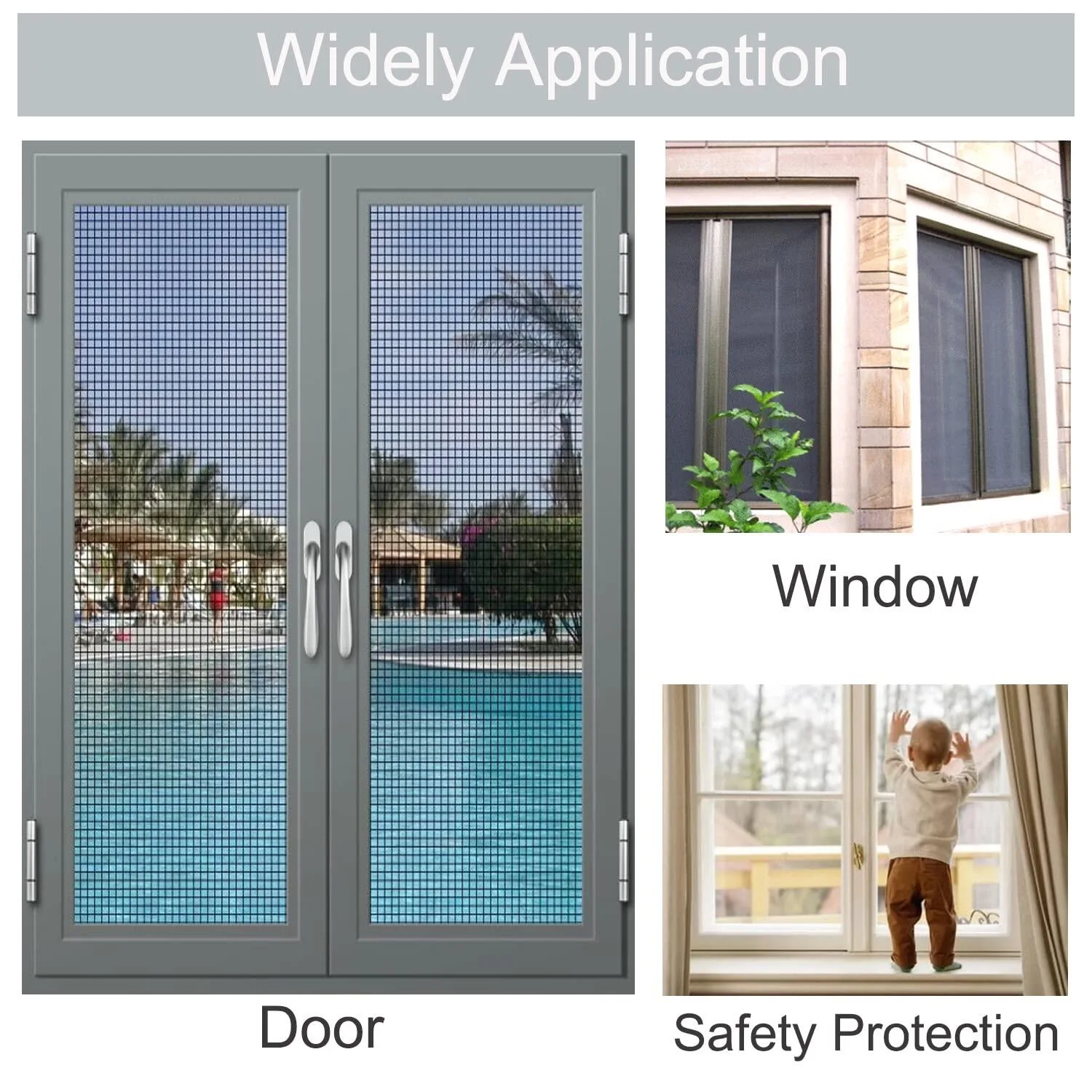 Window Screen Mesh Stainless Steel Woven Mesh Wire Mesh for Door Patio Cabinet fly mosquito window net mosquito window net anti mosquito window screen