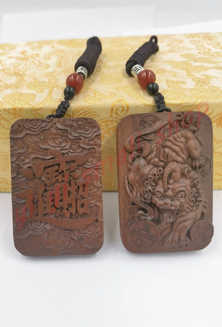 

Taoist articles, lightning jujube wood, brave troops pendant, carved Taoist magic tools, handicrafts
