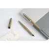 MAJOHN 80s Pen Short Half Pointed Pocket Hand Ledger Pen for Third Grade Students Adult Literacy Practice Pens for Writing 5