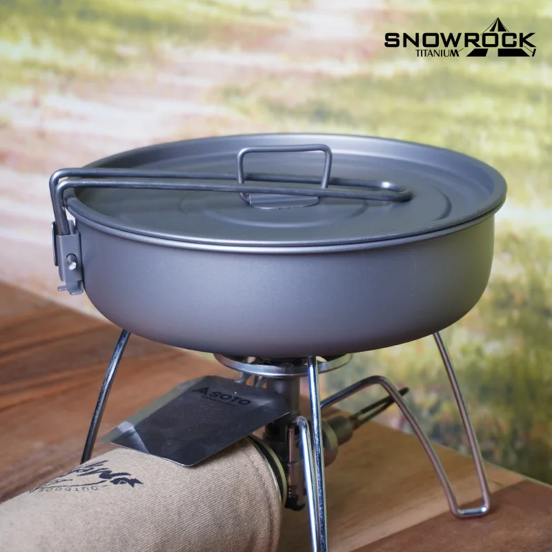  slider image of SNOWROCK Titanium Frying Pan