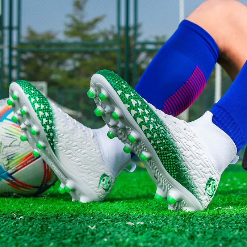 Scarpa da calcio da uomo TF/FG Scarpa professionale per adulti Tacchetto da calcio di alta qualità per adolescenti Anti-labbro Sport all'aria aperta_voghion.com