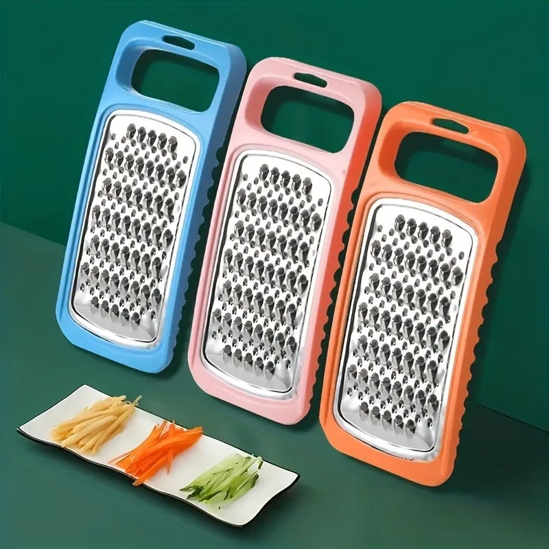 1pc Versatile Manual Stainless Steel Grater Effortless Slicing and Grating for Vegetables & Fruits Kitchen Tool for Food Prep