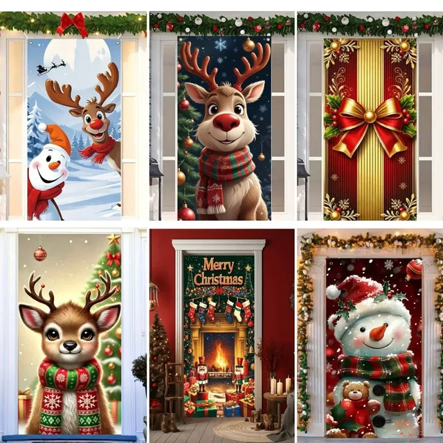 Santa Claus Christmas Door Banner 2