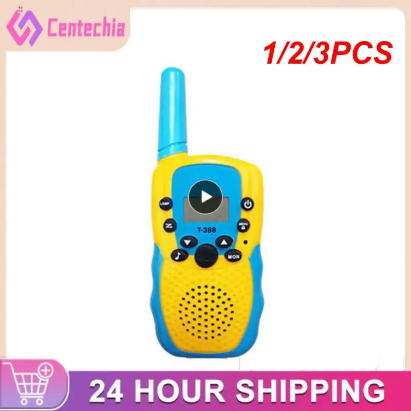 

1/2/3PCS New Kids Walkie Talkie Celular Handheld Transceiver Highlight Phone Radio Interphone 3KM Mini Talkie Walkie Toys Gifts