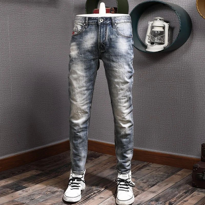 Модные мужские джинсы в итальянском стиле