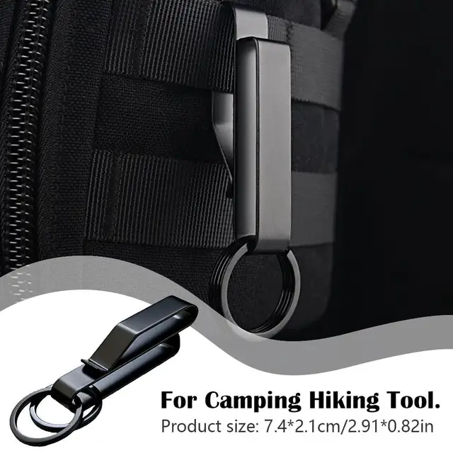 2 Clip Portachiavi Tattiche Per Cintura - Gancio Nylon Per Chiavi Auto, Zaino E Outdoor - Foto 10