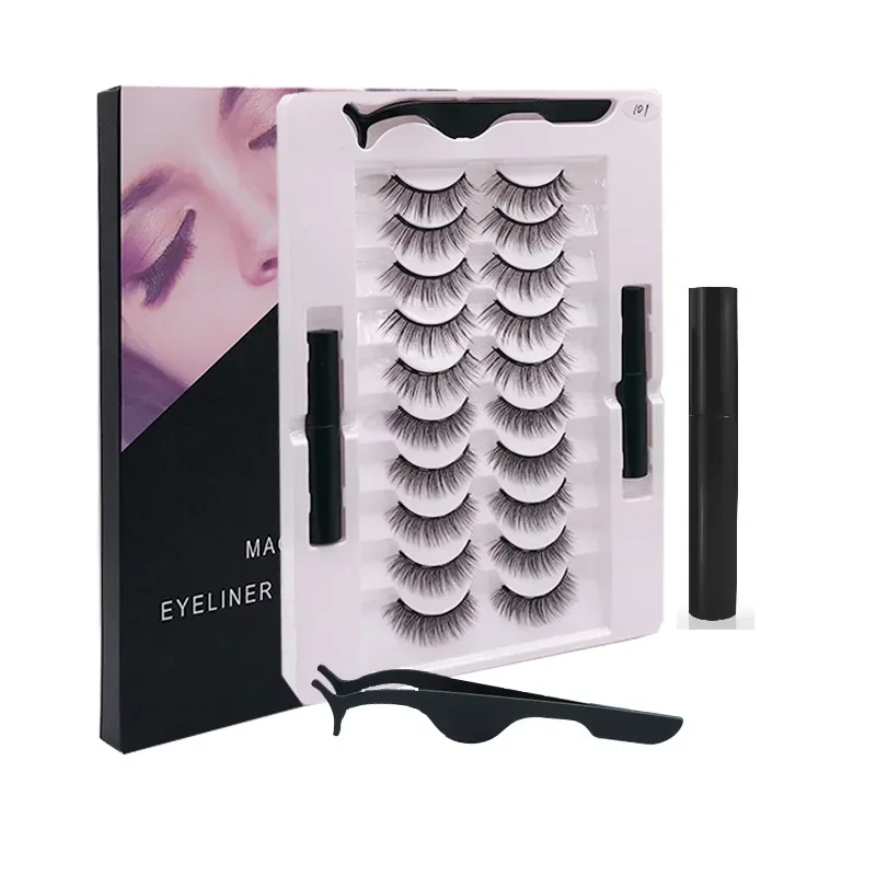 Fake Eyelashes Magnetic Eyelashes Set 5/7/10 Pair Natural Cilia