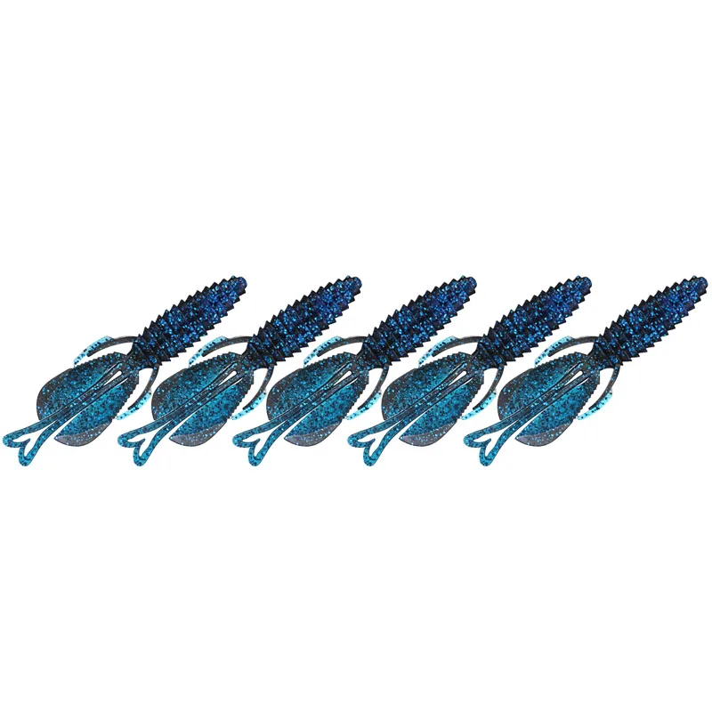 

5 Pieces 10Cm Fishing Gear Lures Soft Bait Soft Worm Fishing Gear Tackle Tools Accessories Fishing Lure Fishbait Accessories