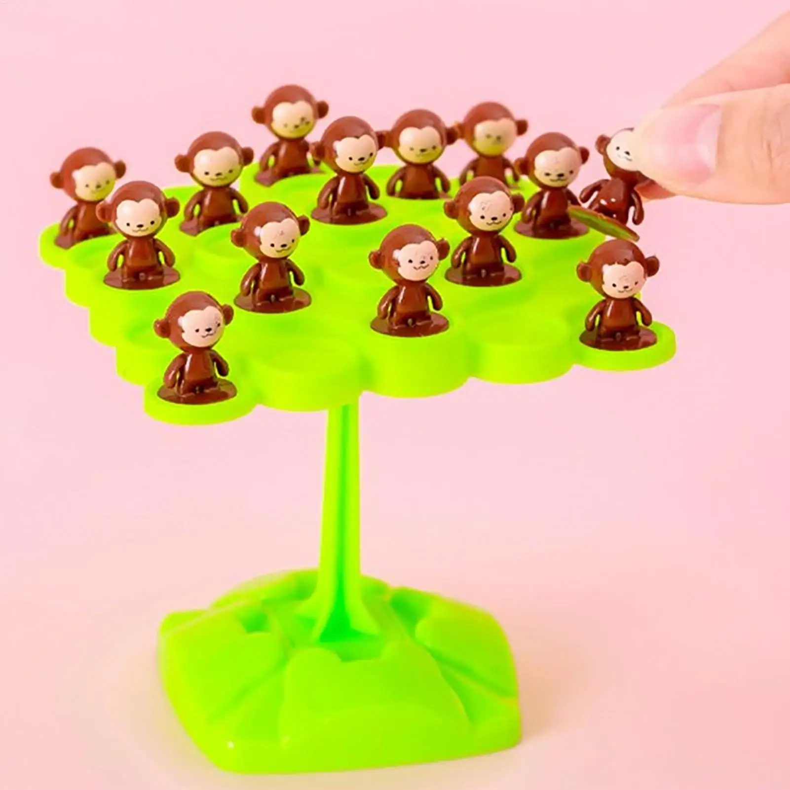 원숭이 균형 나무 집중력 훈련 어린이 장난감 쌓기 장난감 부모 자녀 상호작용 보드 게임