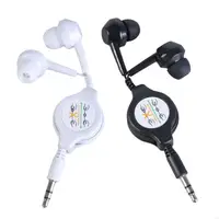 E21E 3.5mm Retractable Earphone Sound Cable Male for Car Phone MP3 MP4 Music 1