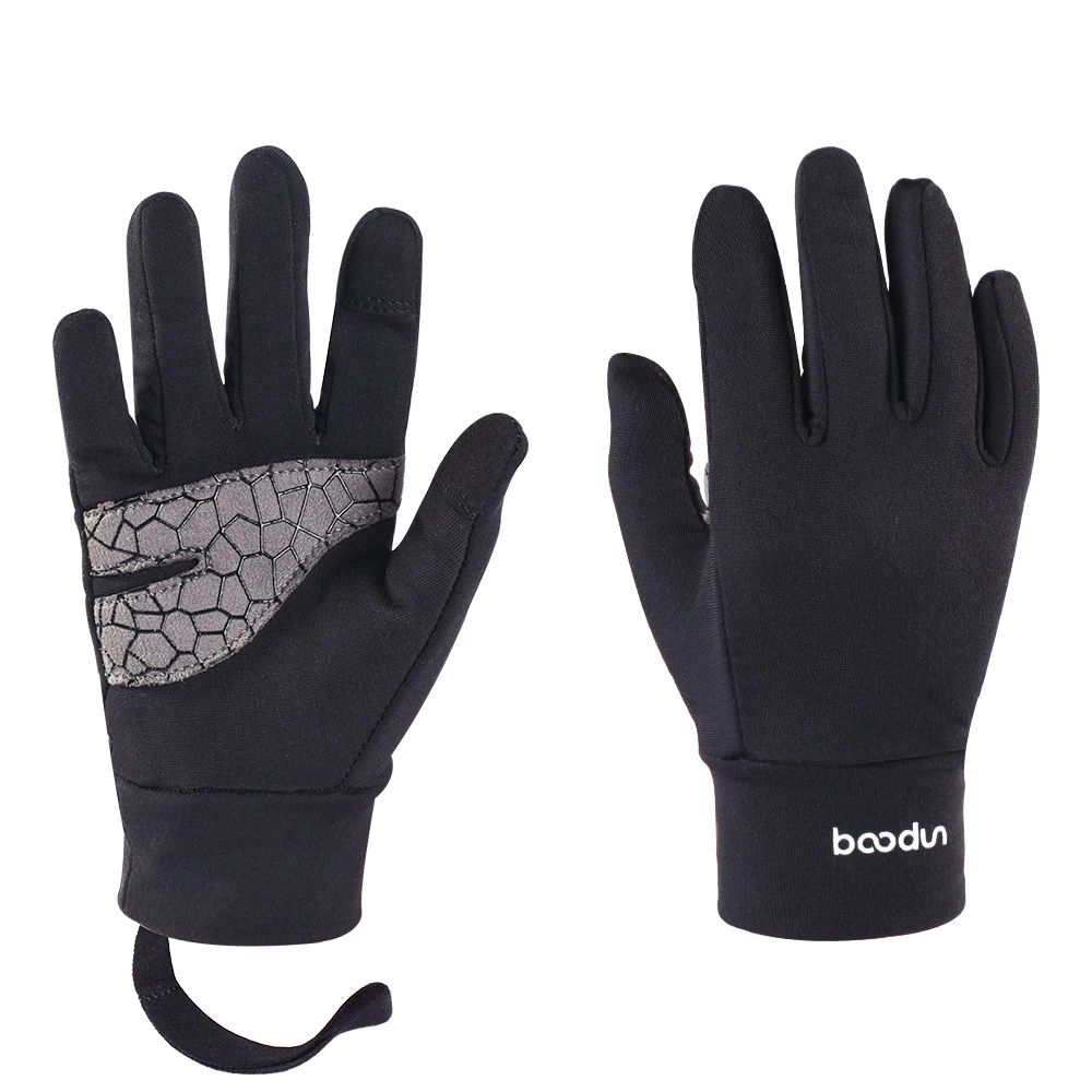 Cycling Gloves Kids Outdoor Sport Thermo Fleece Cycling Gloves Waterproof Running Gloves With Anti-Slip Windproof Touch-Screen For Boy Girl