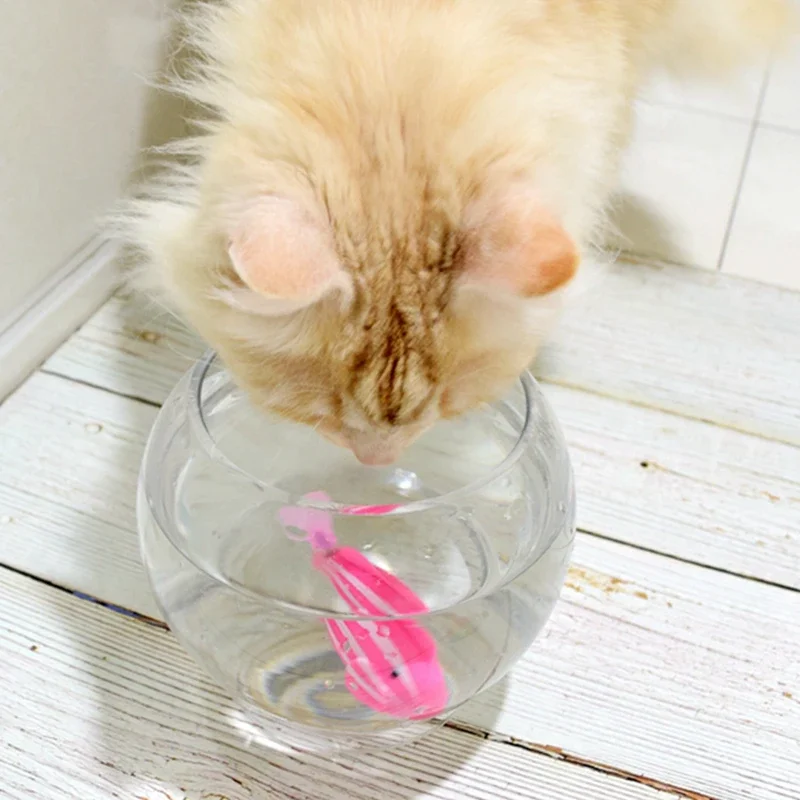 Jouet poisson pour chat à piles - Poissons - au-chat-heureux
