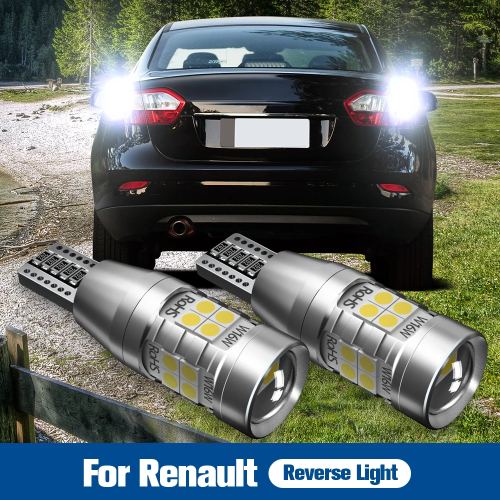 2x светодиодные фонари заднего хода W16W T15 Canbus для Renault Arkana Espace 5 Fluence Grand Scenic 4 Koleos 2