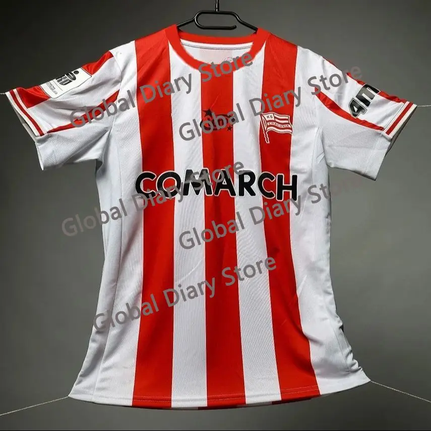 2026 여름 신상품 에스트라클라사 크라코비아 홈 축구 유니폼 스포츠 남성용 빠..