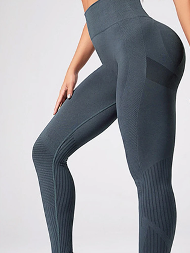 

Workout Leggings Women Seamless High Waist Elasticity Leggins Solid Color Fitness Trousers Slim Tight Female Sporwear Pants