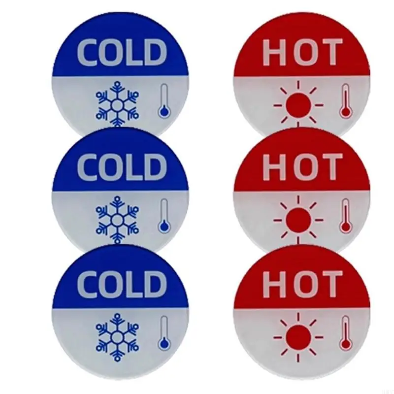 94PC Clearly Water Identification Stickers Easy to Apply Stickers for Home & Business