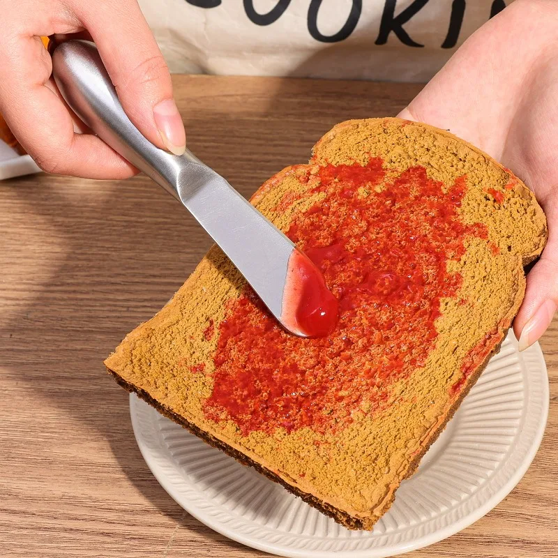 Cheese Scraper Stainless Steel Butter Spreader Jam Pastry Making Butter Knife Toast Wipe Household Kitchen Accessories 1/6Pcs