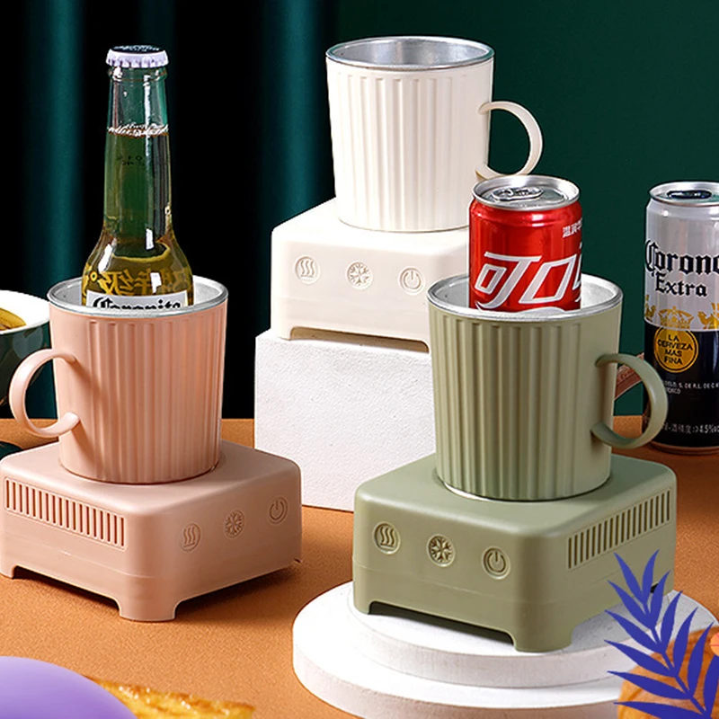 2in1 Electric Heating And Cooling Cup 400ml Desktop Cooler Mug Offee