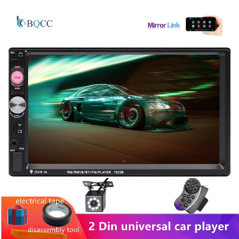 2Din Car Radio 7" HD Multimedia Player Audio Stereo Touch Screen Auto MP5 Bluetooth TF USB FM Camera | Автомобили и мотоциклы
